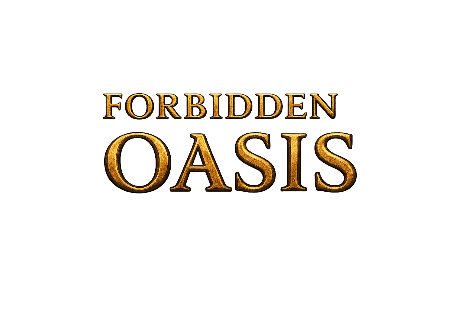 Forbidden Oasis wordmark